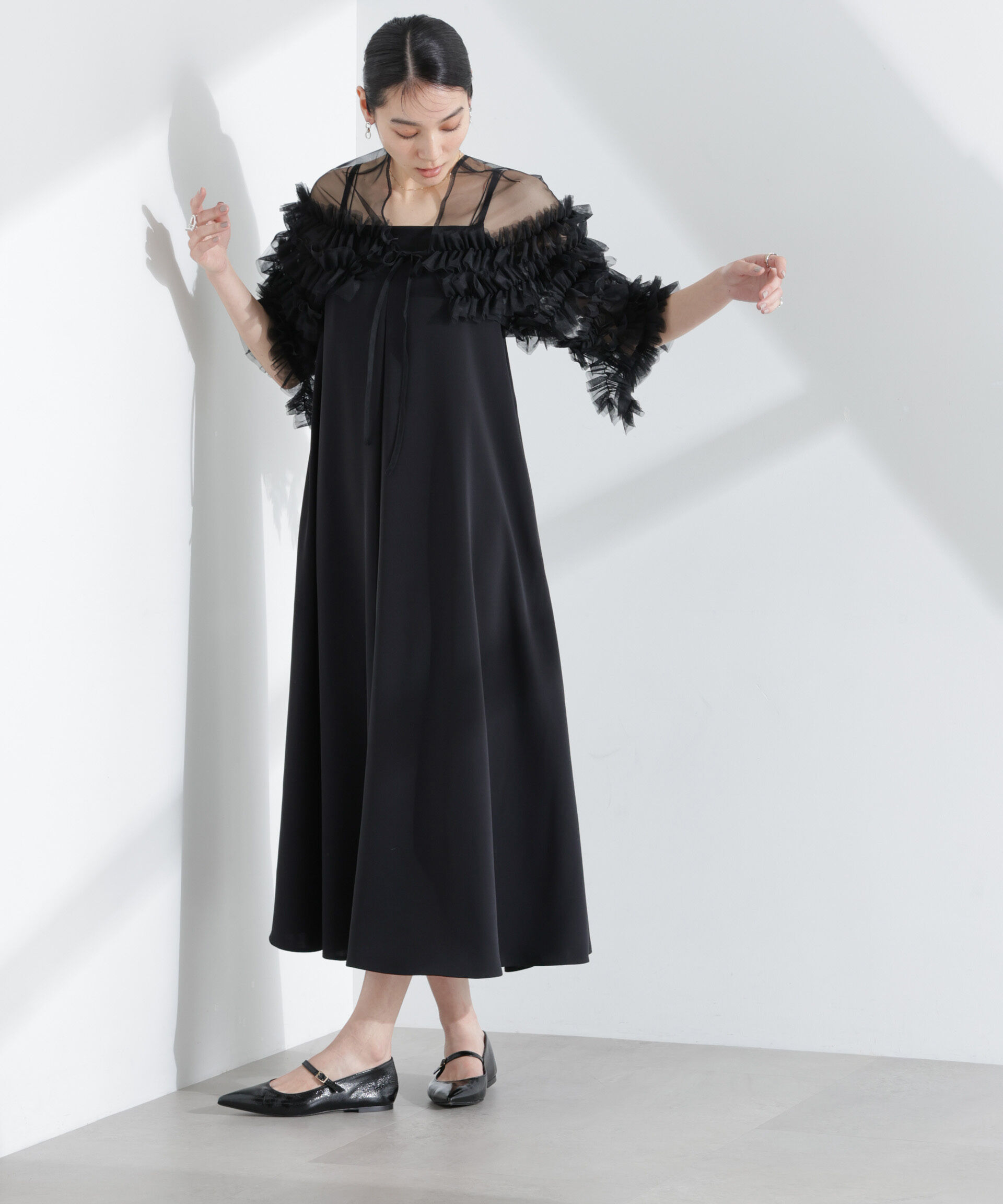 nano･universe「troisieme chaco/チュールボレロ」|シャツ・ブラウス|