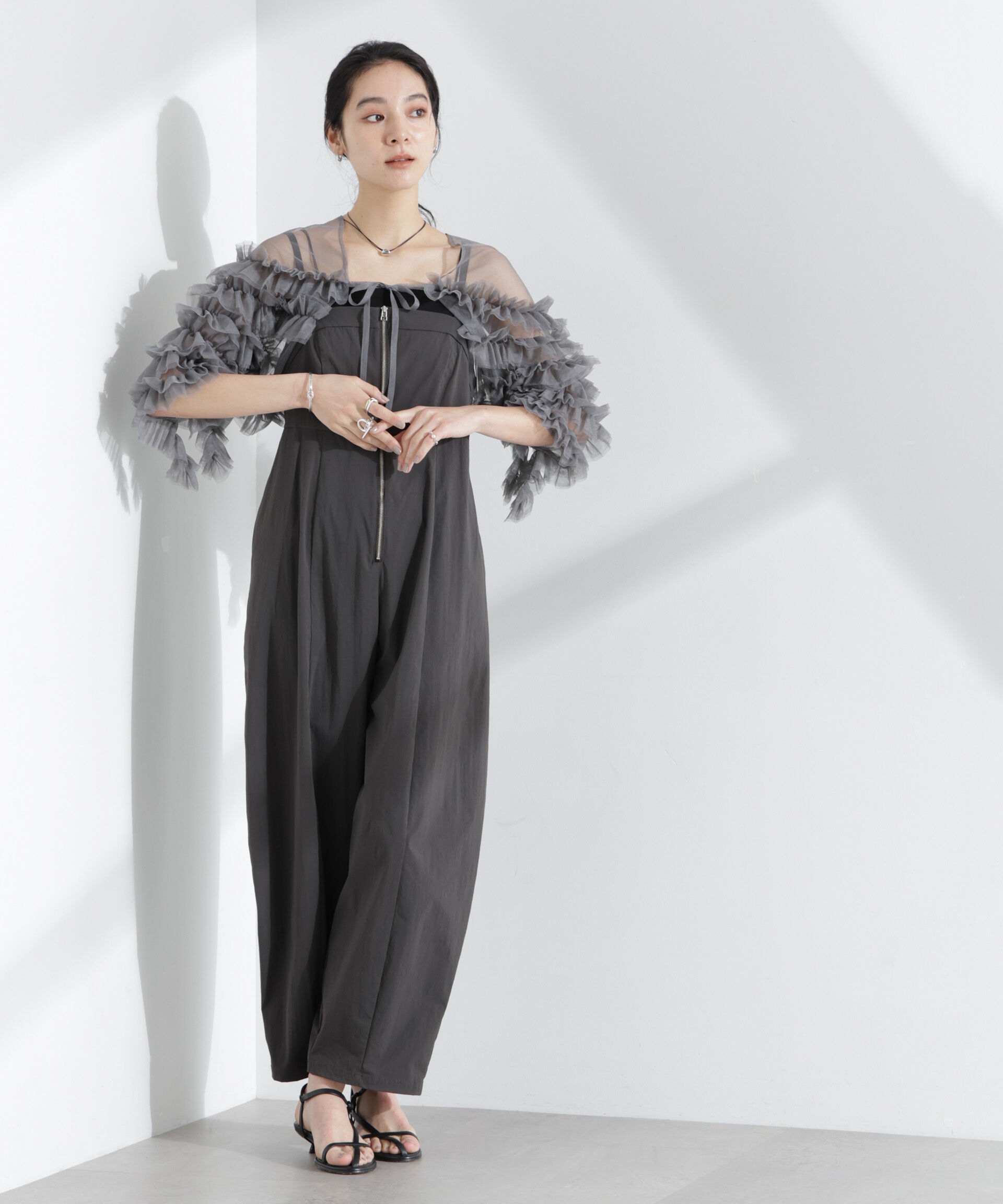 nano･universe「troisieme chaco/チュールボレロ」|シャツ・ブラウス|