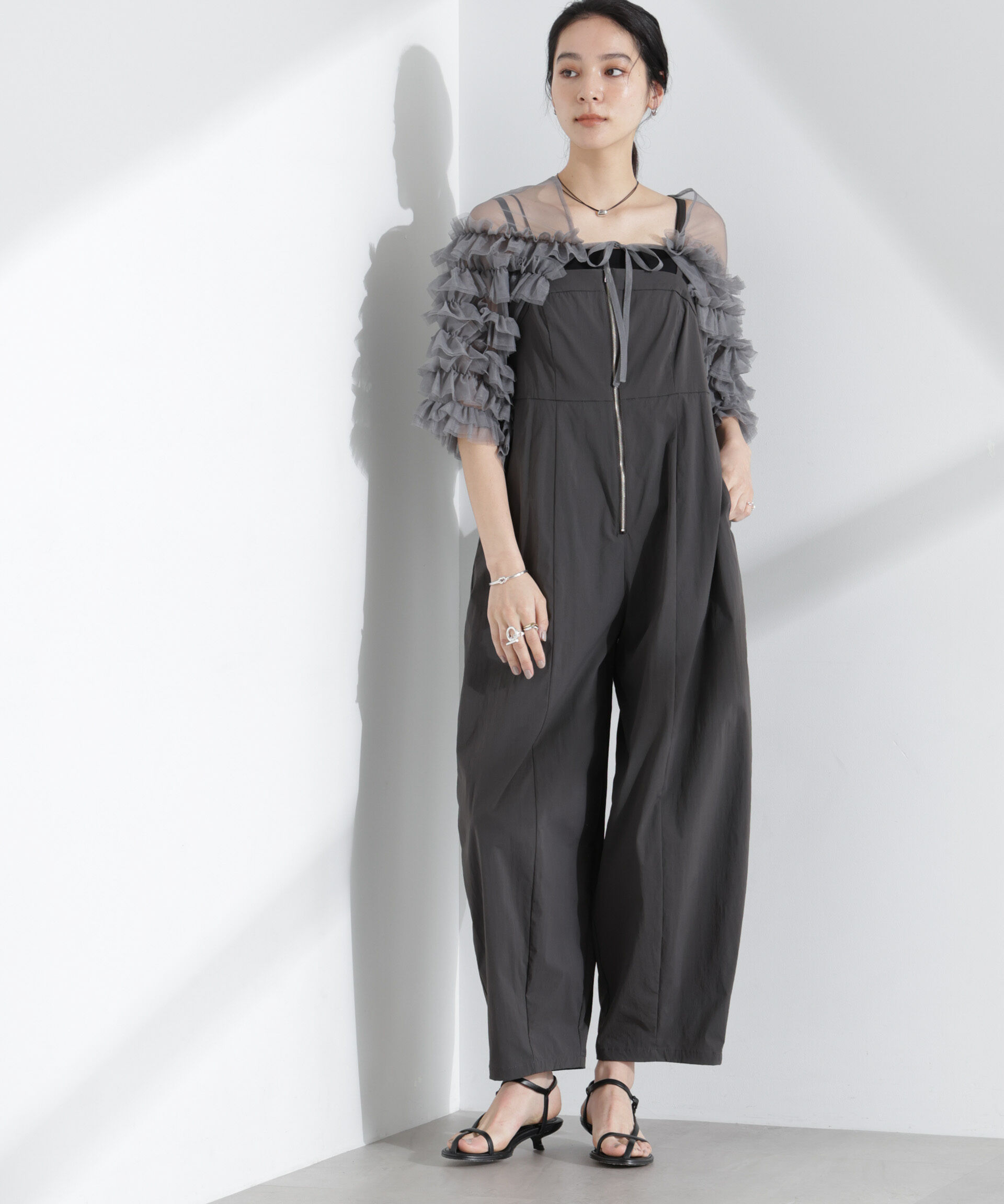 nano･universe「troisieme chaco/チュールボレロ」|シャツ・ブラウス|