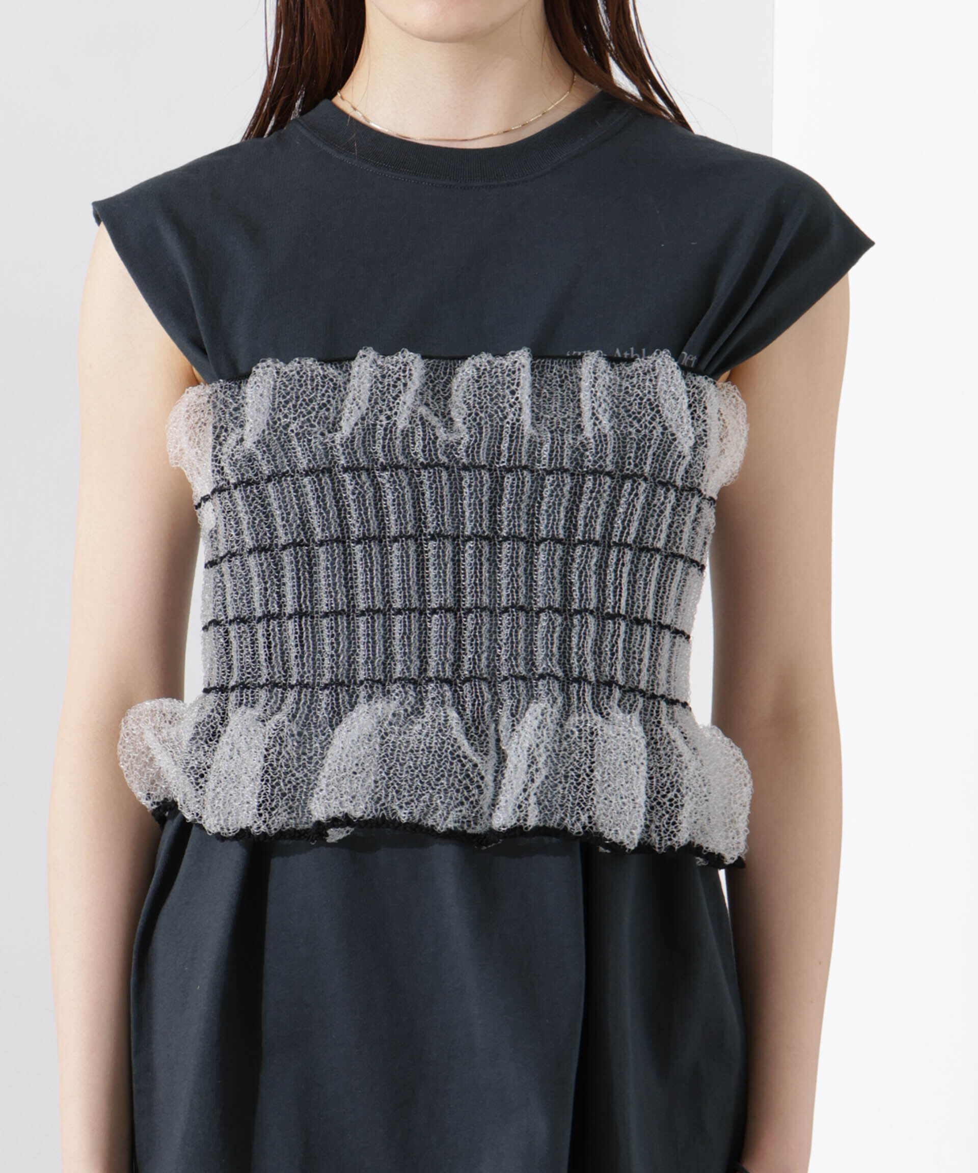 nano･universe「ODAKHA/clear specter tube top」|ニット・セーター|