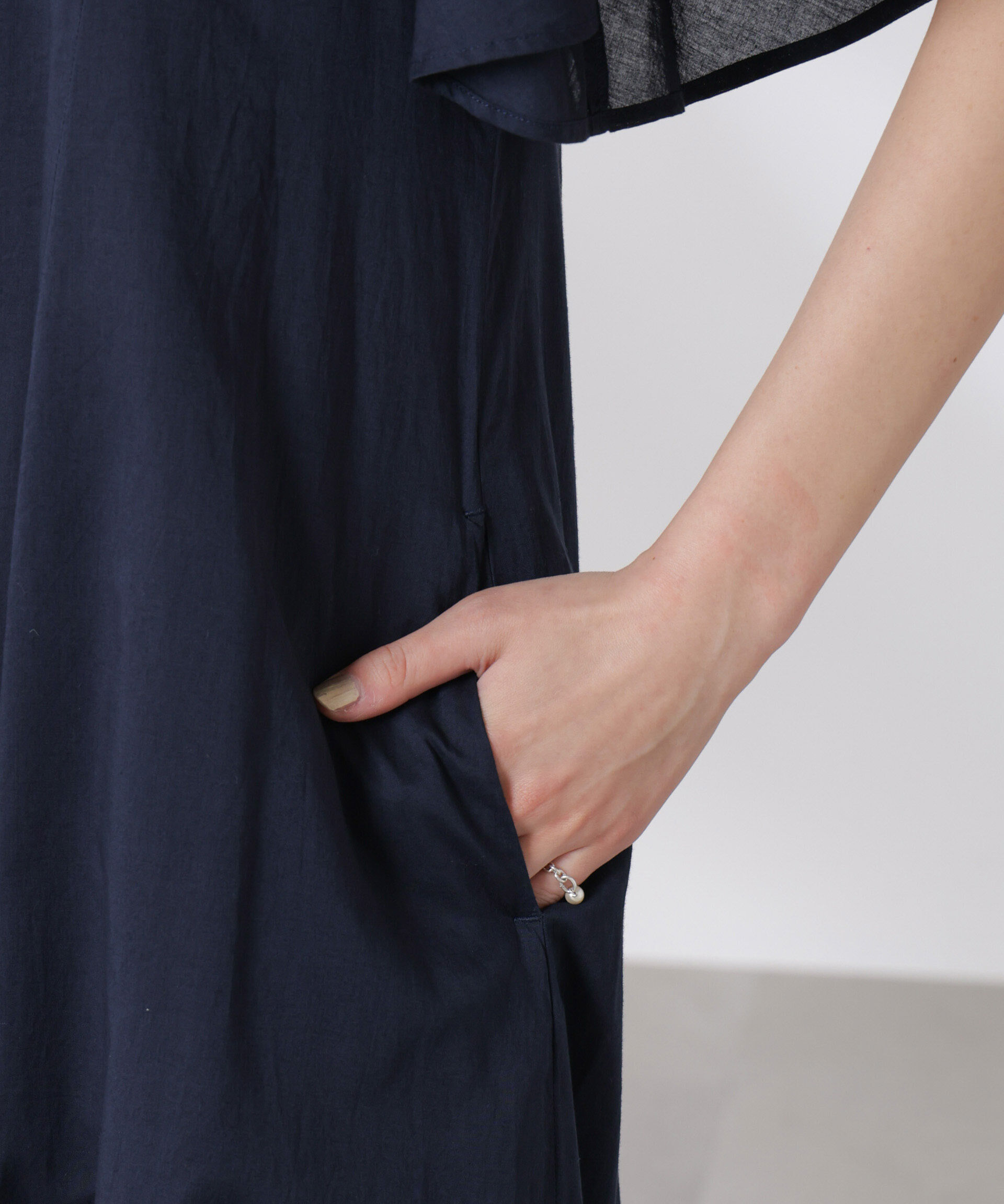 nano･universe「made in india コットンフレアワンピース」|ワンピース|