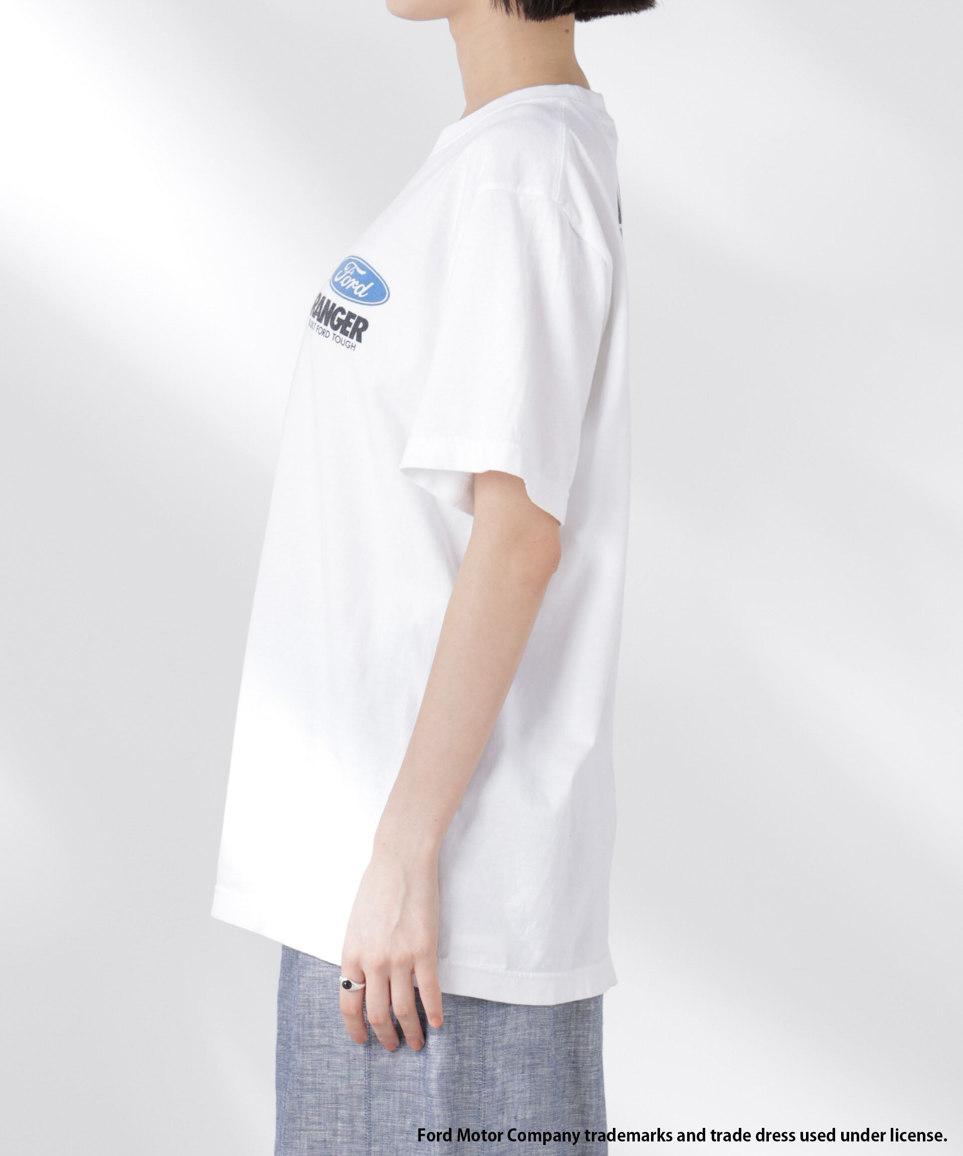 nano･universe「GOOD ROCK SPEED/Ford Tシャツ ホワイト」|Tシャツ・カットソー|