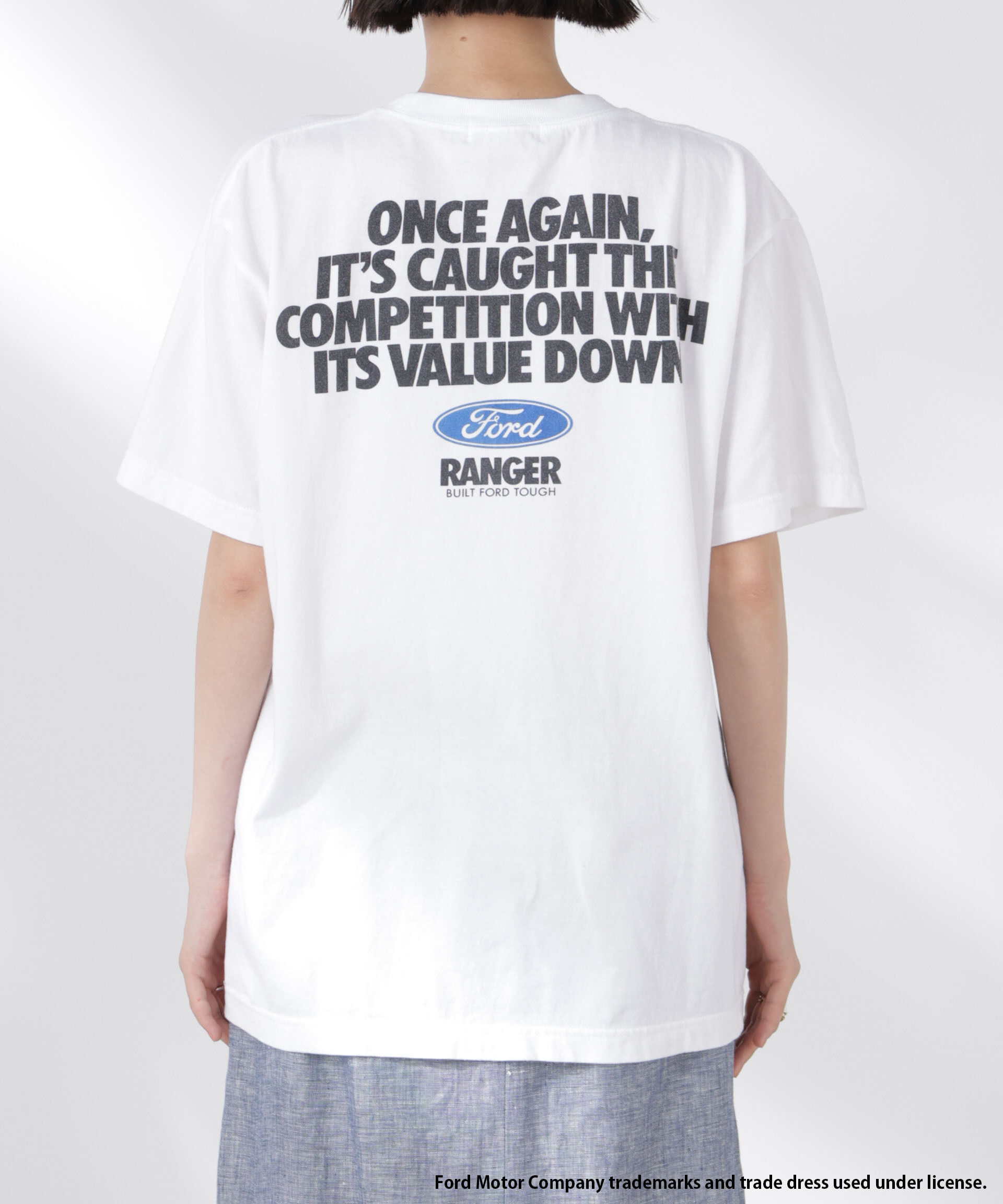 nano･universe「GOOD ROCK SPEED/Ford Tシャツ ホワイト」|Tシャツ・カットソー|