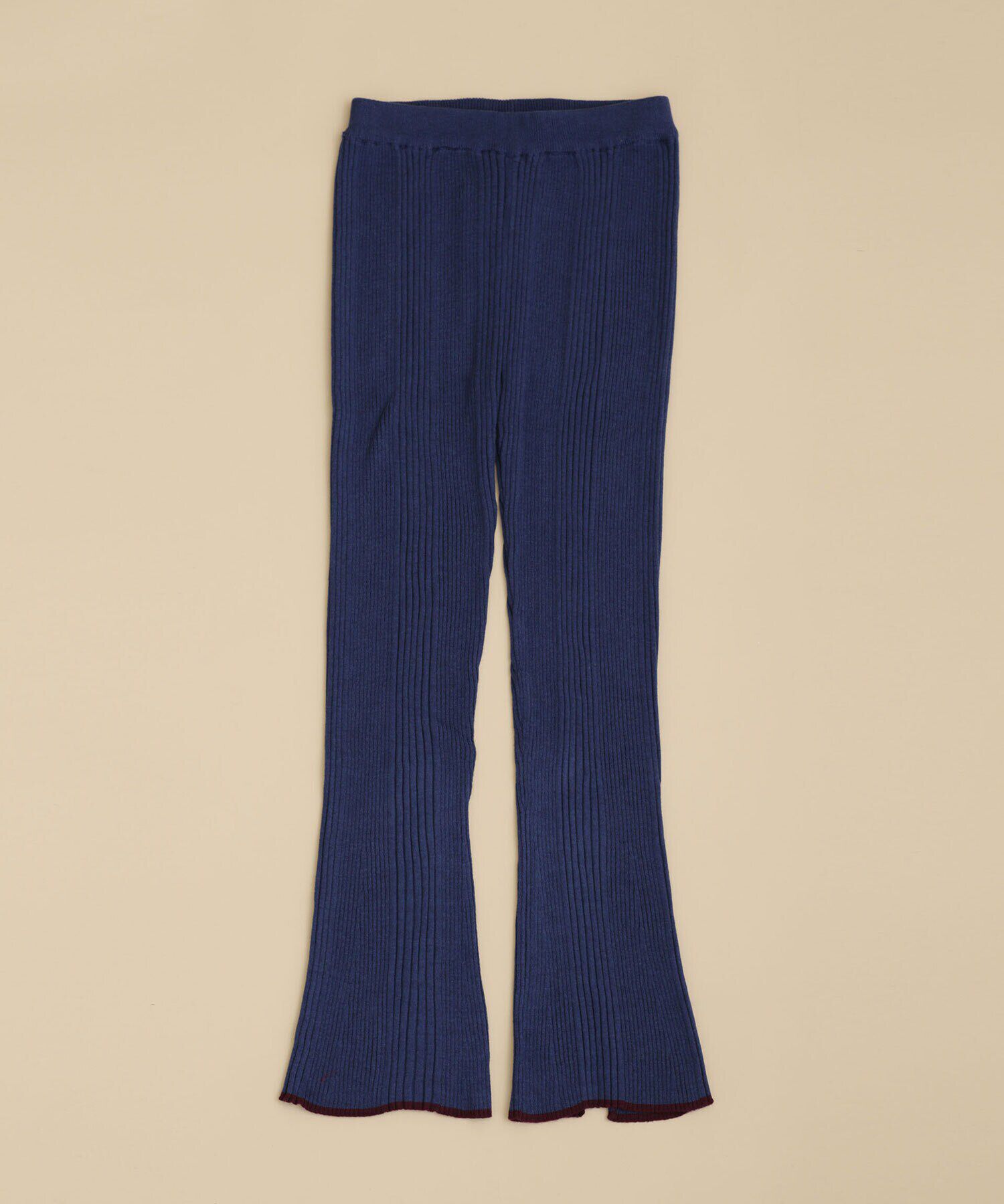 nano･universe「HAKUJI/コットンカシミヤニットレギンス」|チノ|ブルー