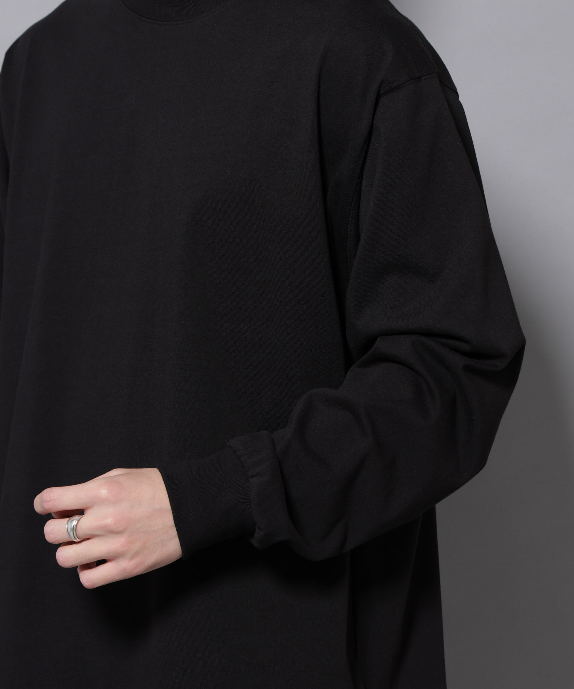 nano･universe「ビックシルエットワンポイントTシャツ 長袖」|Tシャツ・カットソー|