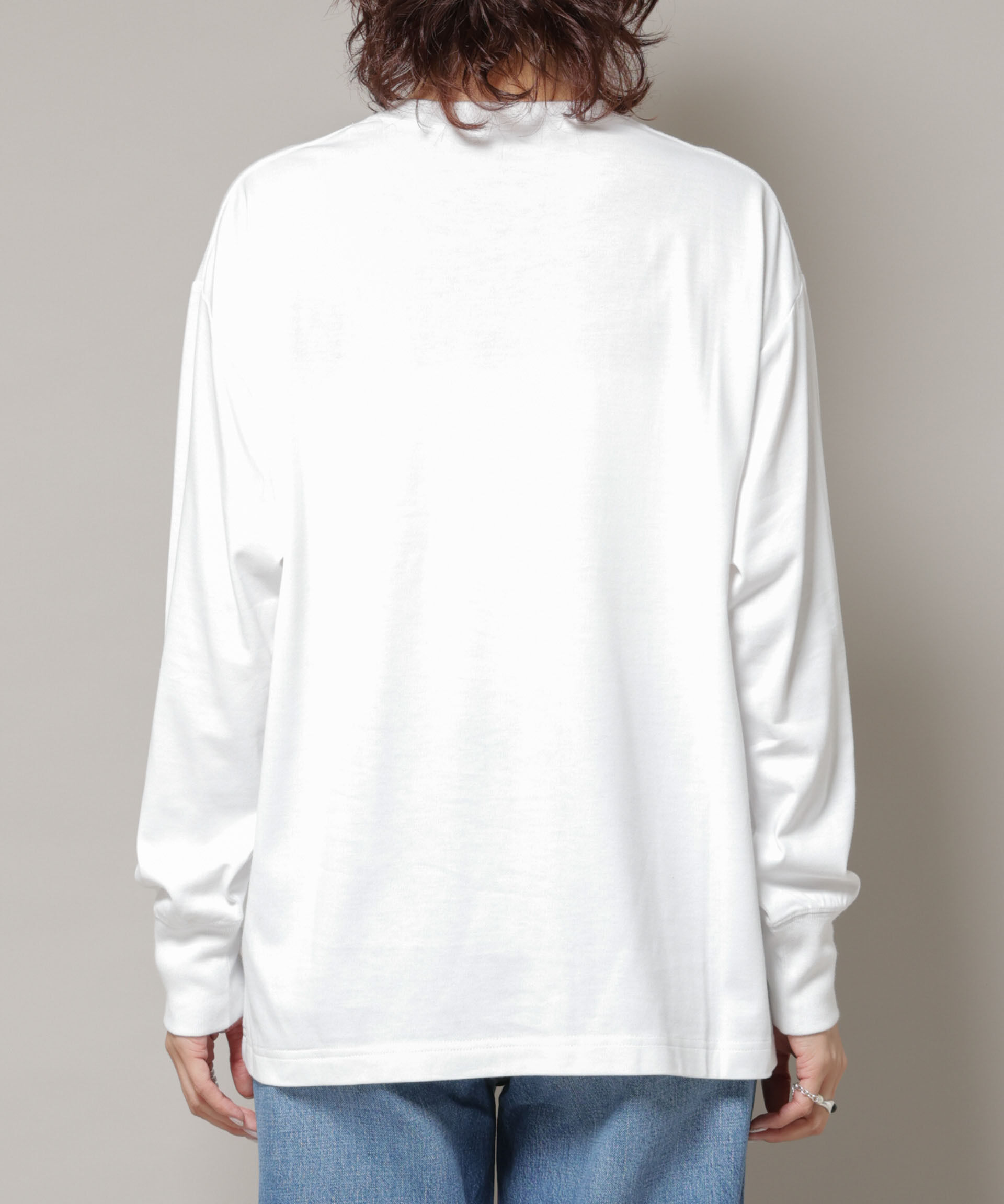 nano･universe「GOOD ROCK SPEED&times;Anti Soaked(R) 汗染み防止 NYC ロンT」|Tシャツ・カットソー|