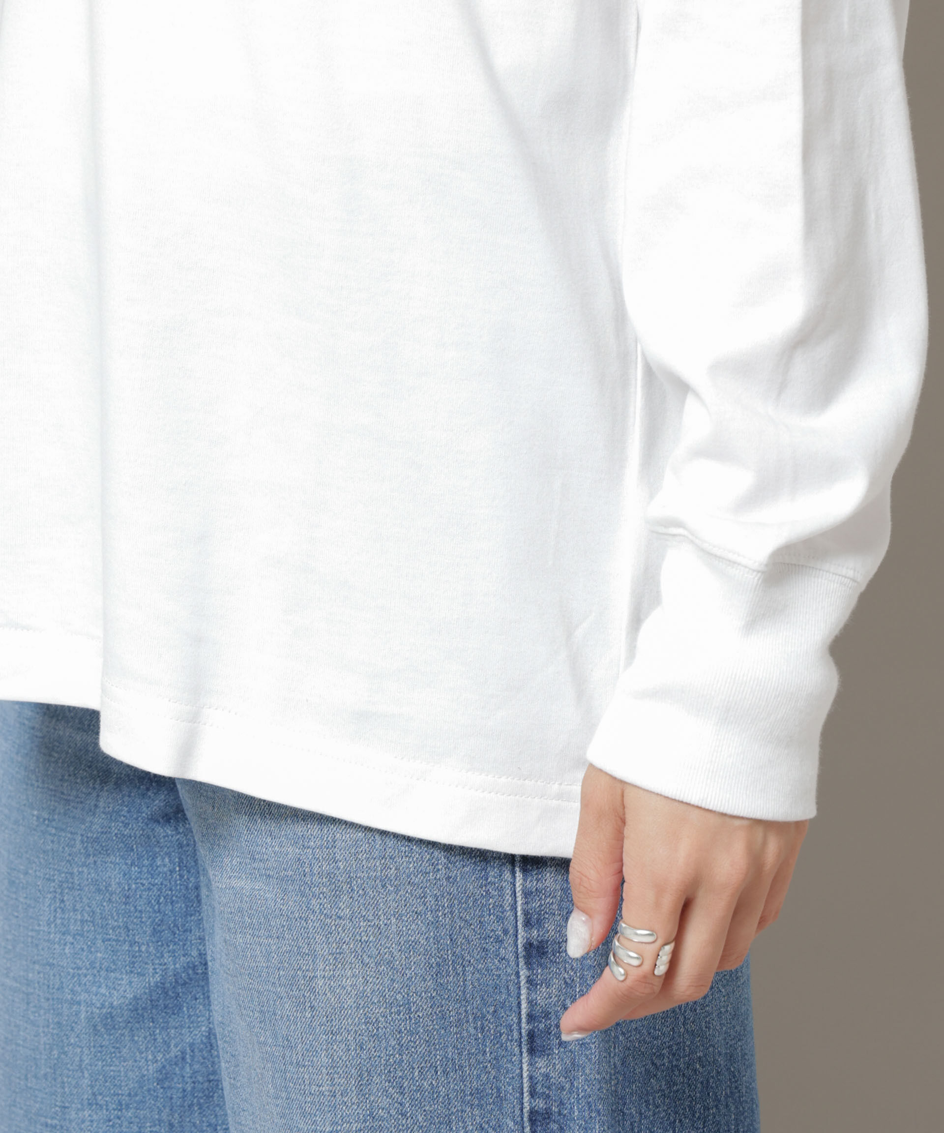 nano･universe「GOOD ROCK SPEED&times;Anti Soaked(R) 汗染み防止 NYC ロンT」|Tシャツ・カットソー|