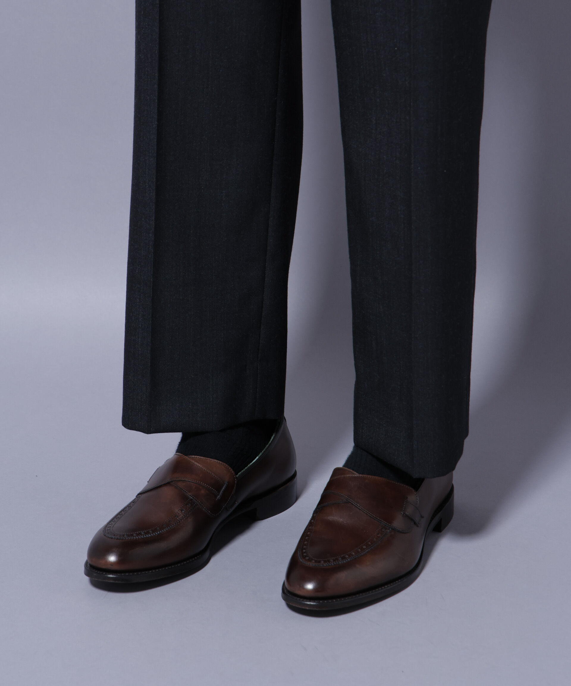 nano･universe「「N TROUSERS PREMIUM」ウールデニムストレートパンツ/STRETCH(セットアップ可)」|スーツ|