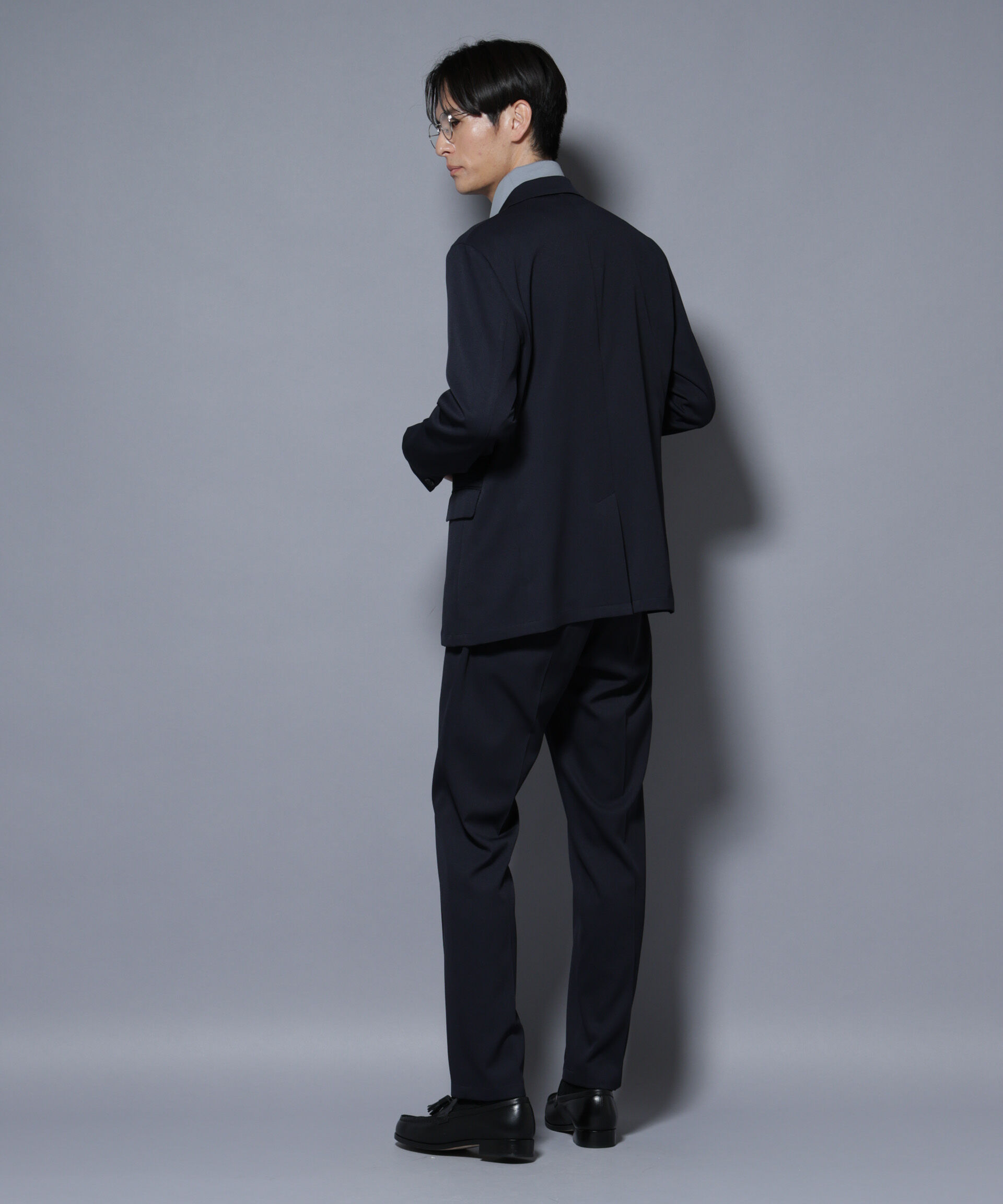 nano･universe「「N JACKET BASIC」シャドーストライプジャケット(セットアップ可)」|スーツ|