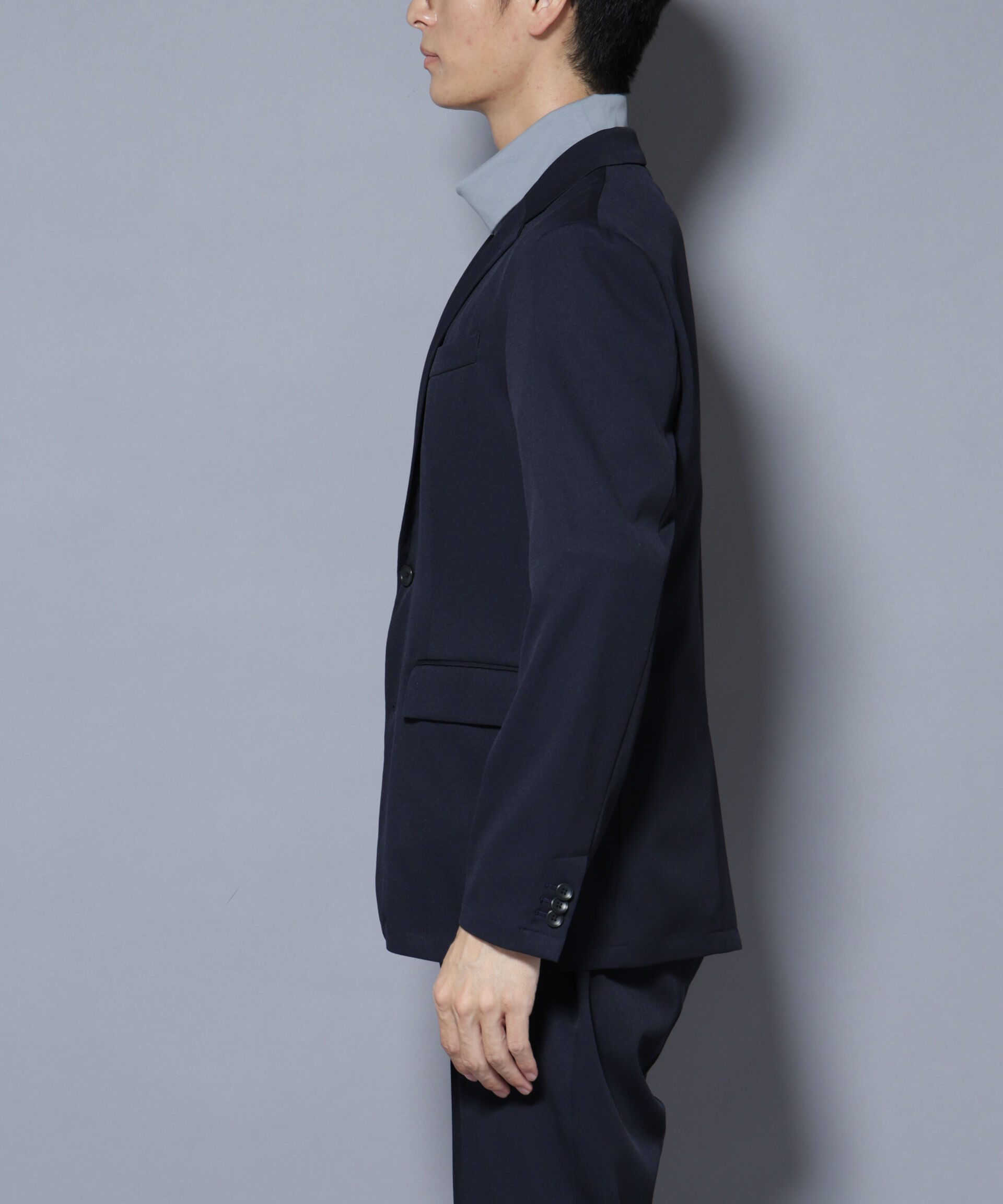 nano･universe「「N JACKET BASIC」シャドーストライプジャケット(セットアップ可)」|スーツ|