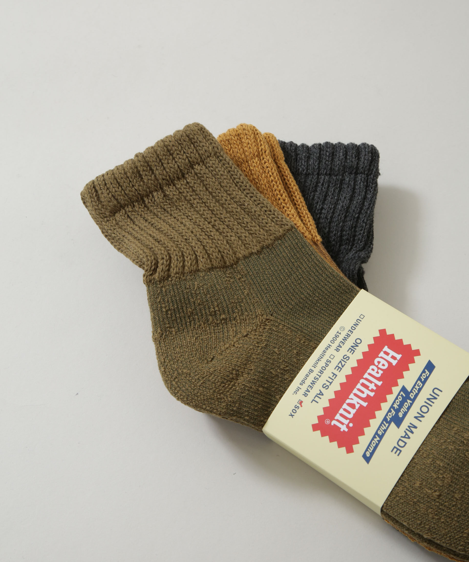 nano･universe「Healthknit/シンカーカラー無地 ソックス 3足セット」|ソックス|