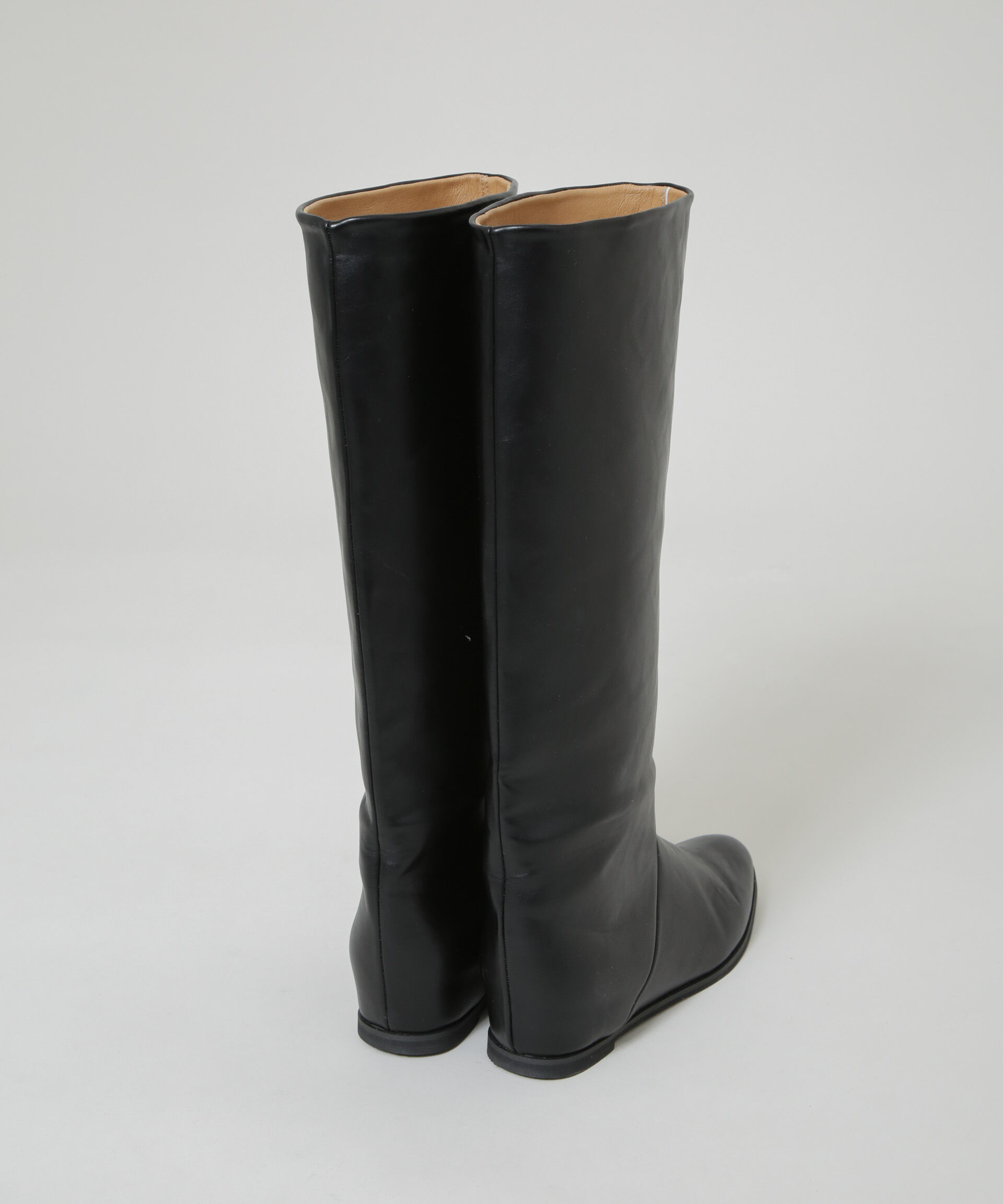 nano･universe「ワイドシャフトインヒールブーツ」|ビジネス・ドレスシューズ|