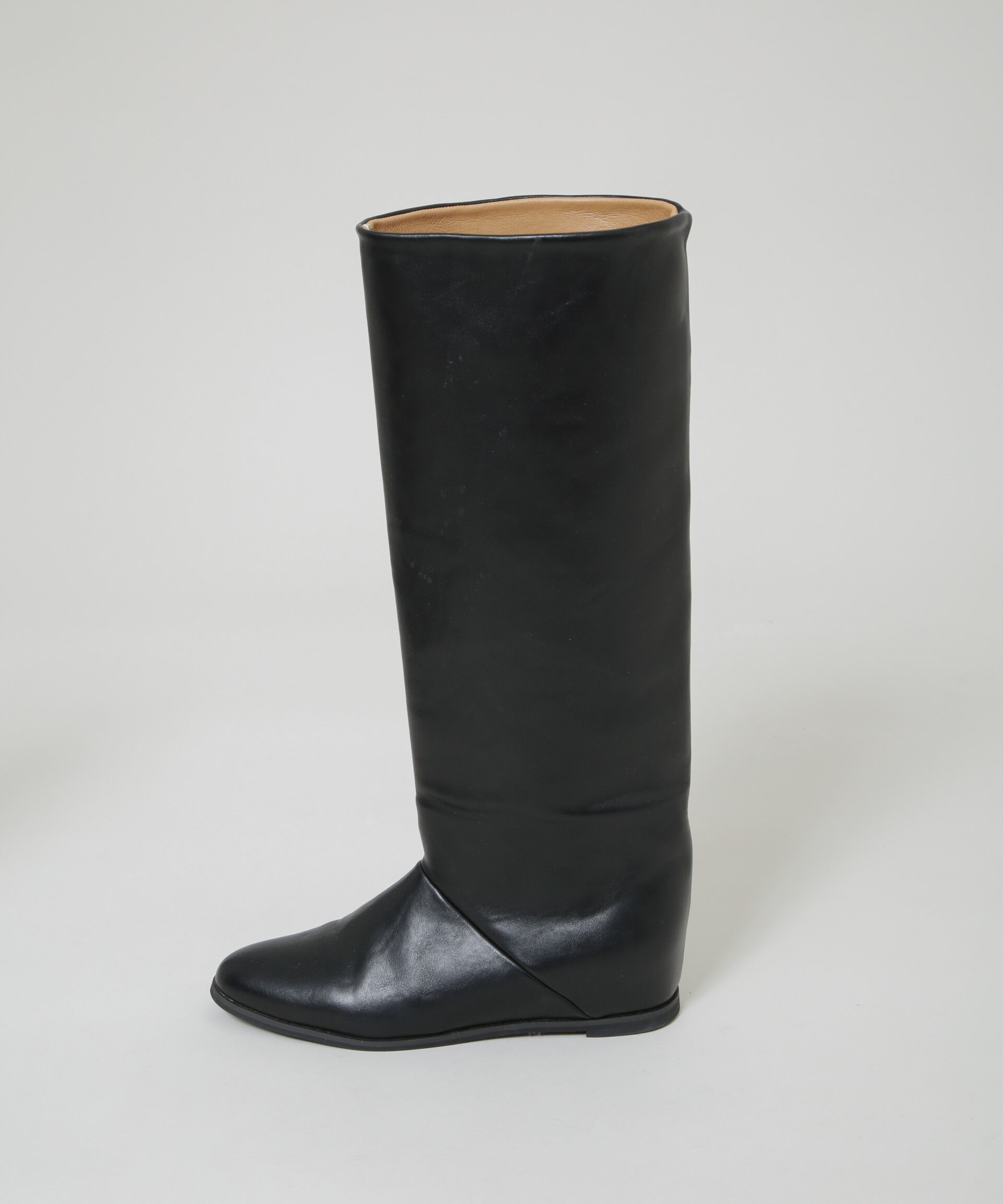 nano･universe「ワイドシャフトインヒールブーツ」|ビジネス・ドレスシューズ|