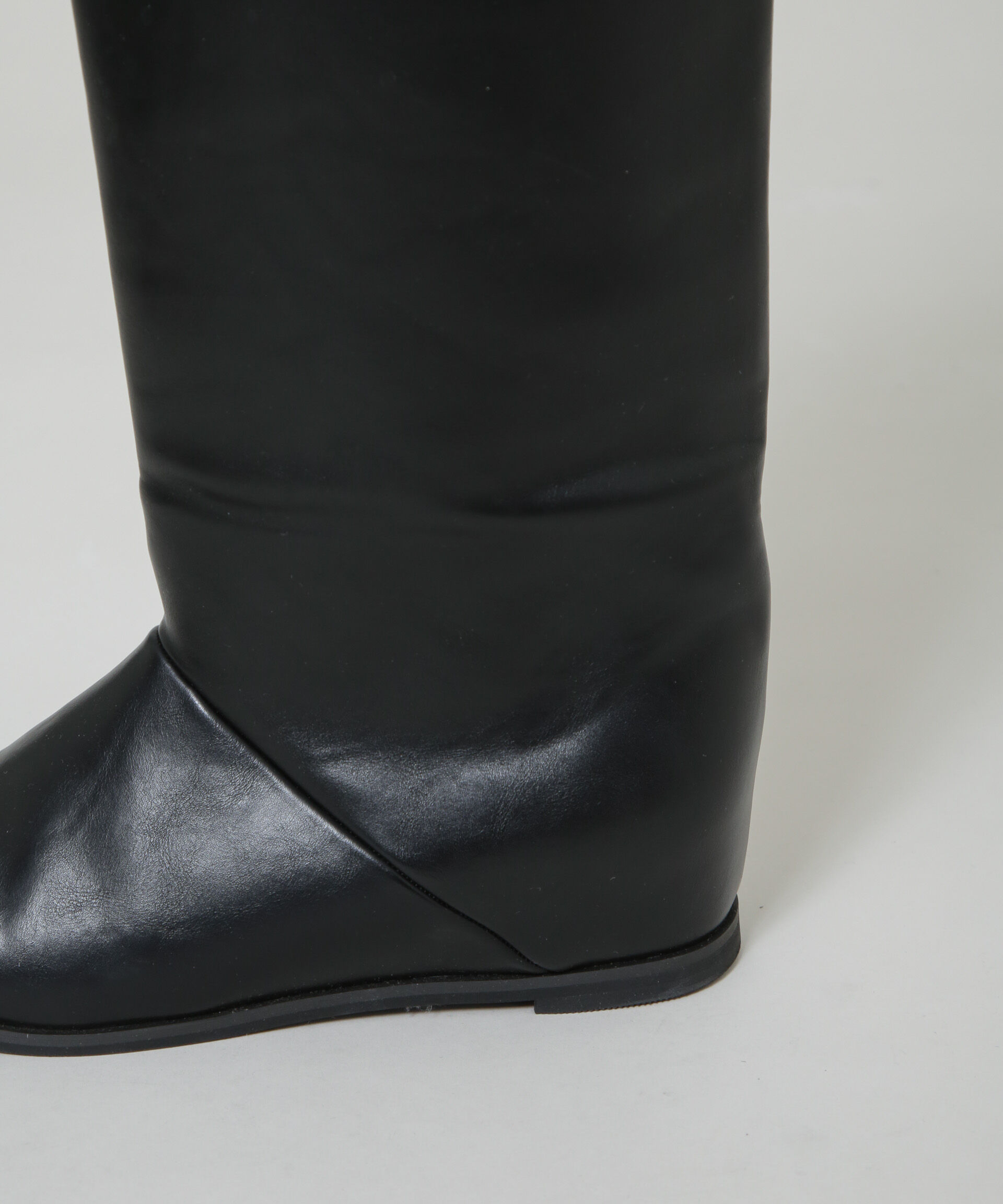 nano･universe「ワイドシャフトインヒールブーツ」|ビジネス・ドレスシューズ|