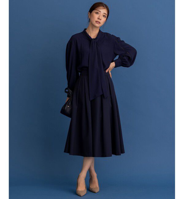 組曲「【KUMIKYOKU NAVY】デシンボウタイ ブラウス」|シャツ・ブラウス|