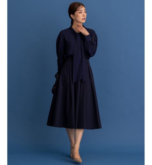 組曲「【KUMIKYOKU NAVY】デシンボウタイ ブラウス」|シャツ・ブラウス|