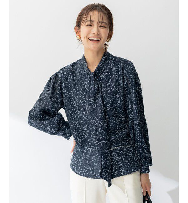 組曲「【KUMIKYOKU NAVY】デシンボウタイ ブラウス」|シャツ・ブラウス|