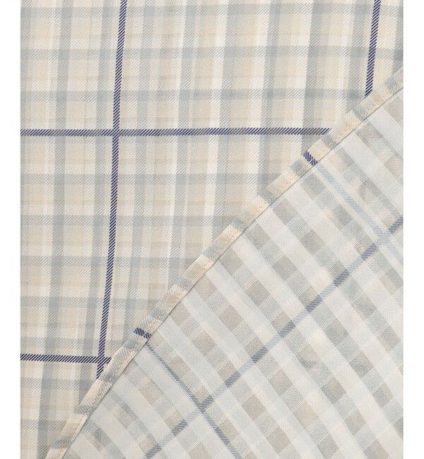 組曲「【洗える】シアーチェック ブラウス」|シャツ・ブラウス|