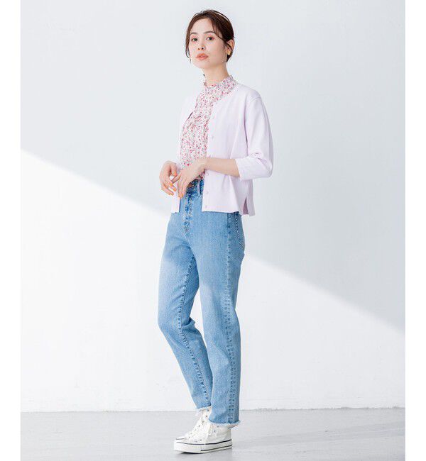 組曲「【WEB限定・2SET】フラワープリントアンサンブルニット」|カーディガン|