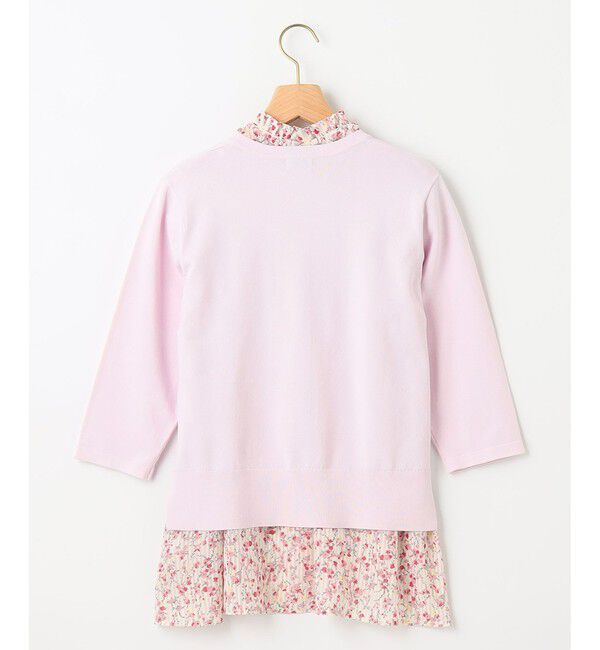 組曲「【WEB限定・2SET】フラワープリントアンサンブルニット」|カーディガン|