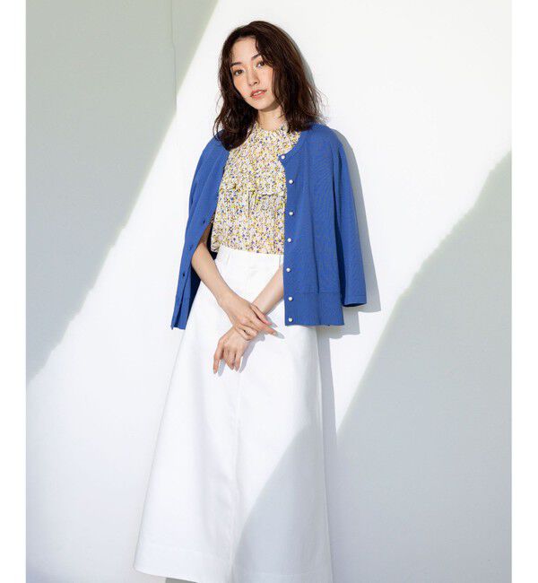 組曲「【WEB限定・2SET】フラワープリントアンサンブルニット」|カーディガン|