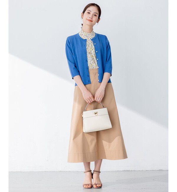 組曲「【WEB限定・2SET】フラワープリントアンサンブルニット」|カーディガン|