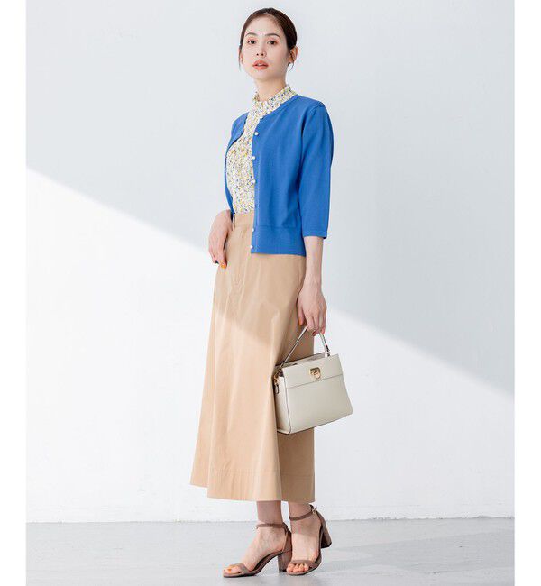 組曲「【WEB限定・2SET】フラワープリントアンサンブルニット」|カーディガン|