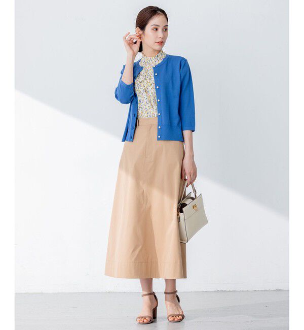 組曲「【WEB限定・2SET】フラワープリントアンサンブルニット」|カーディガン|