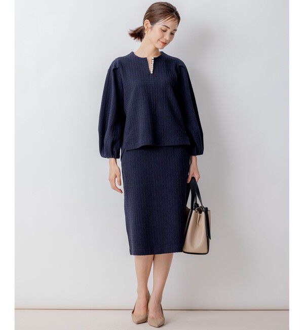 組曲「【WEB限定】ニュアンスジャガード セットアップ」|スーツ|