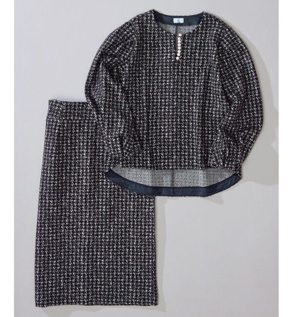 組曲「【WEB限定】ニュアンスジャガード セットアップ」|スーツ|