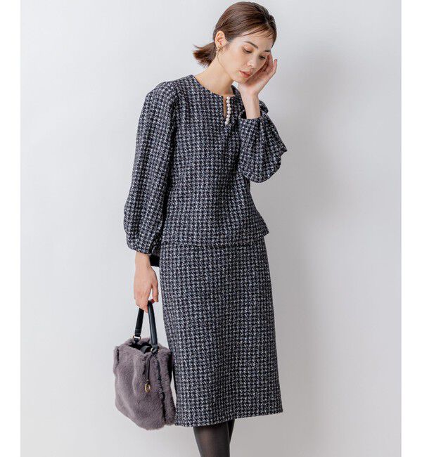 組曲「【WEB限定】ニュアンスジャガード セットアップ」|スーツ|