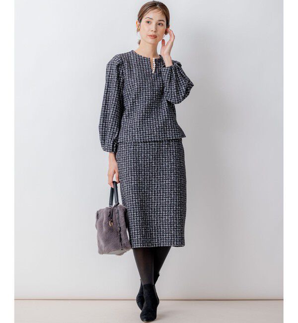 組曲「【WEB限定】ニュアンスジャガード セットアップ」|スーツ|