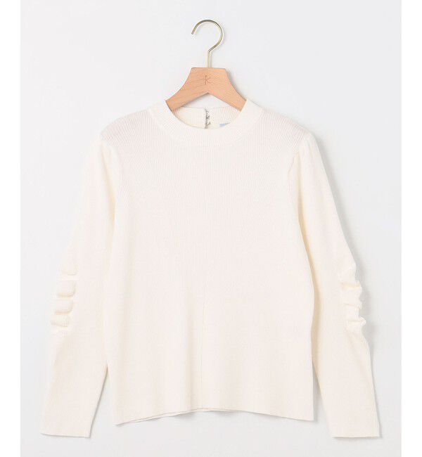 組曲「Elena フリルスリーブ ニットプルオーバー」|ニット・セーター|