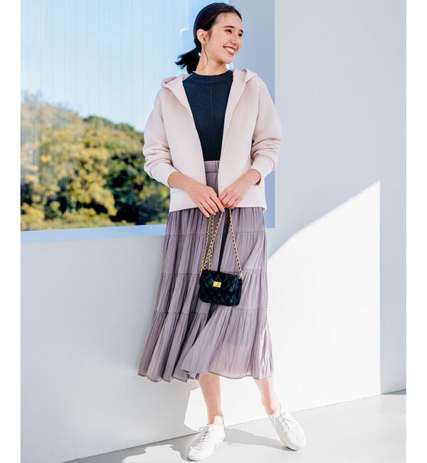 組曲「Elena フリルスリーブ ニットプルオーバー」|ニット・セーター|