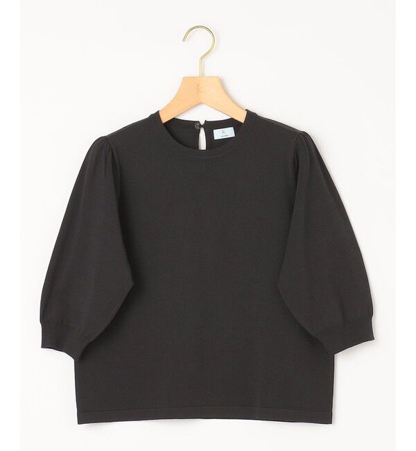 組曲「【UVケア・接触冷感】MINA 6分袖ニットプルオーバー」|ニット・セーター|