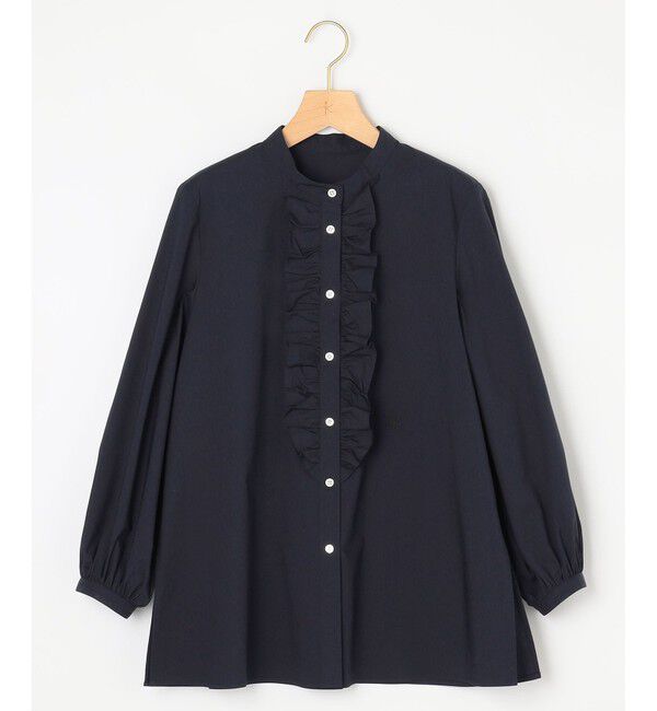 組曲「コンパクトシャーティング フリルブラウス」|シャツ・ブラウス|