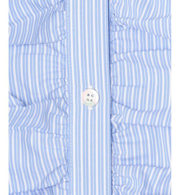 組曲「コンパクトシャーティング フリルブラウス」|シャツ・ブラウス|