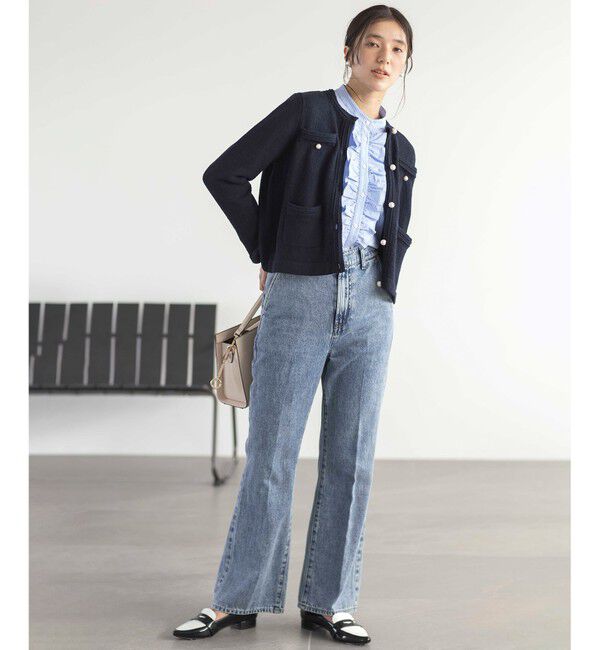 組曲「コンパクトシャーティング フリルブラウス」|シャツ・ブラウス|