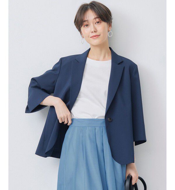 組曲「オシャクロス テーラードジャケット」|テーラードジャケット|ネイビー系