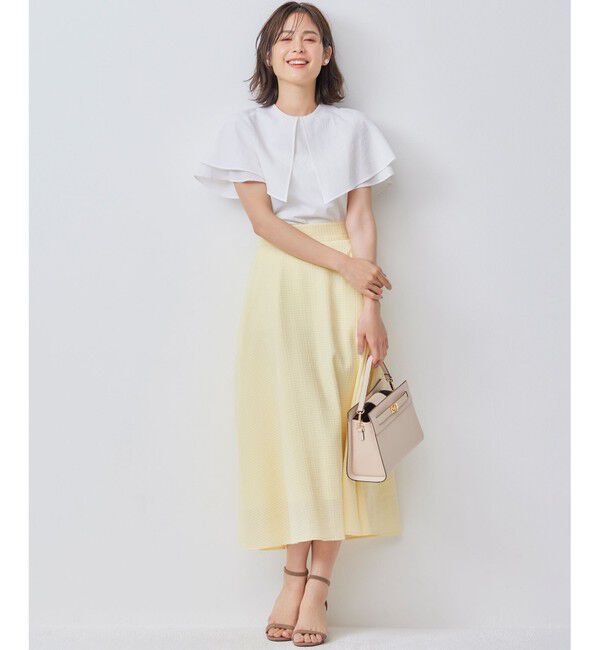 組曲「ステッチストライプドビー フレアスカート」|スカート|