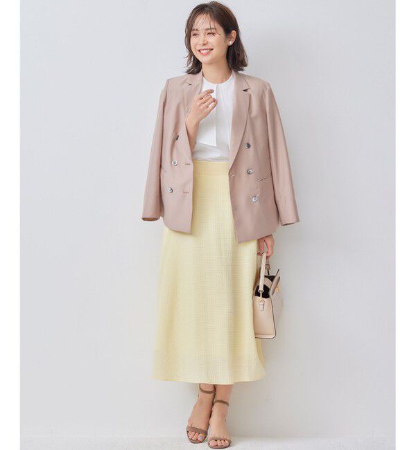 組曲「ステッチストライプドビー フレアスカート」|スカート|