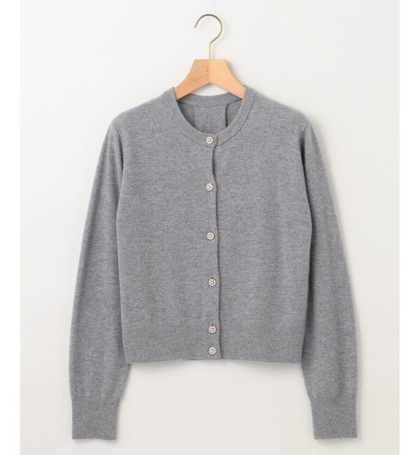 組曲「【アンサンブル対応可】ピュアカシミヤ ビジューカーディガン」|ニット・セーター|