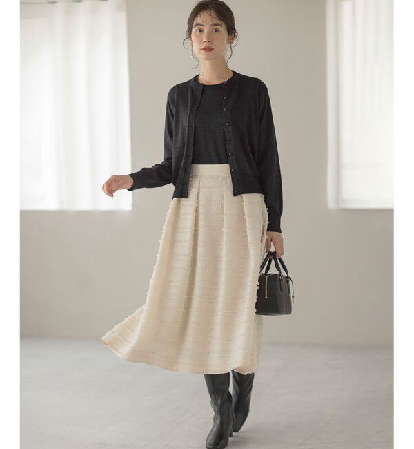 組曲「【WEB限定・2SET】ラメ入りアンサンブルニット」|カーディガン|