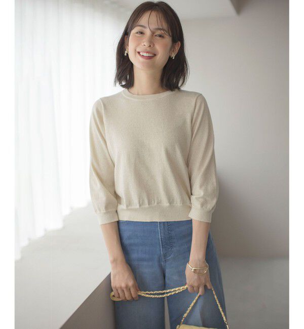 組曲「【WEB限定・2SET】ラメ入りアンサンブルニット」|カーディガン|