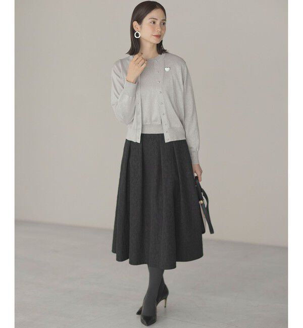 組曲「【WEB限定・2SET】ラメ入りアンサンブルニット」|カーディガン|