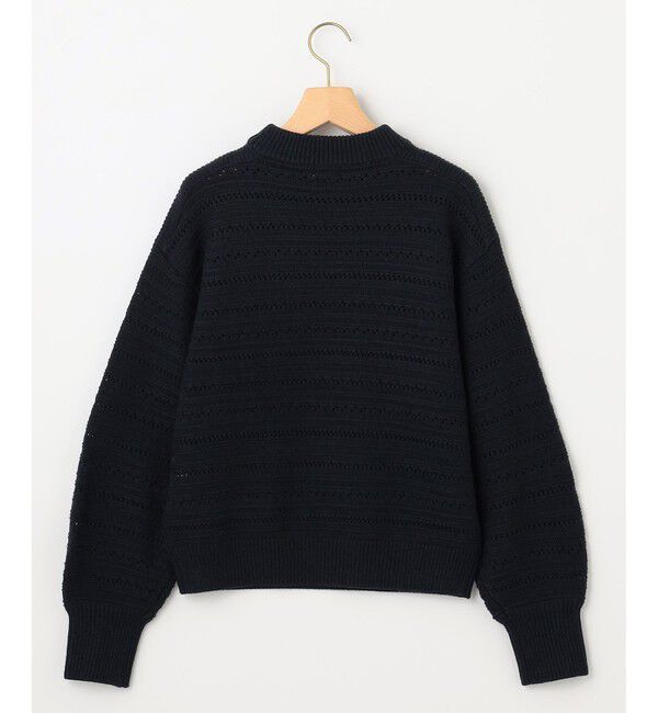 組曲「【WEB限定カラーあり】透かし編みバルキーボーダー柄ニット」|ニット・セーター|