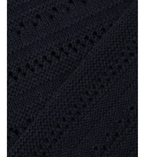 組曲「【WEB限定カラーあり】透かし編みバルキーボーダー柄ニット」|ニット・セーター|