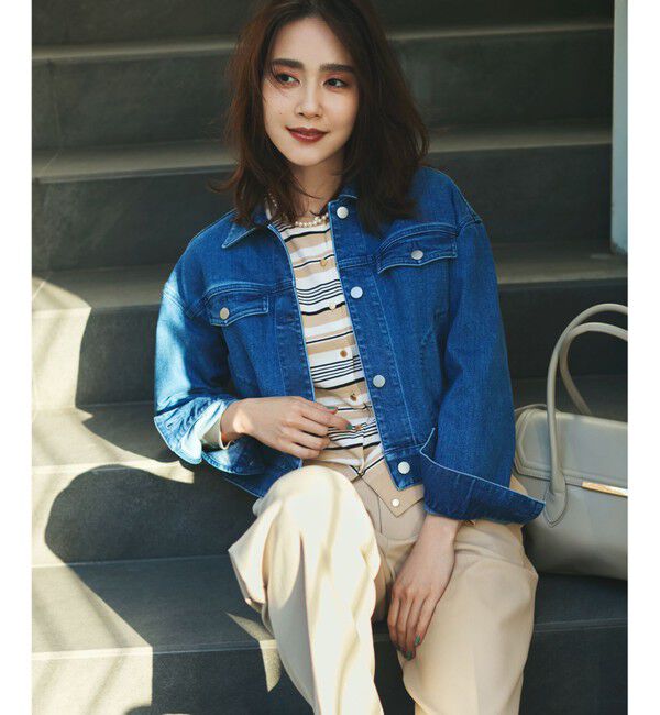 組曲「ライトデニム ジャケット」|デニムジャケット|