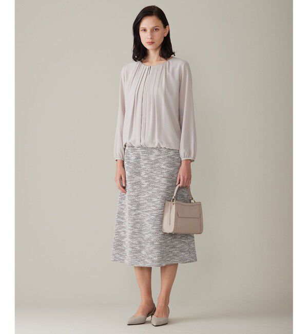 自由区「【洗える】ロイヤルシフォン ブラウス」|Tシャツ・カットソー|