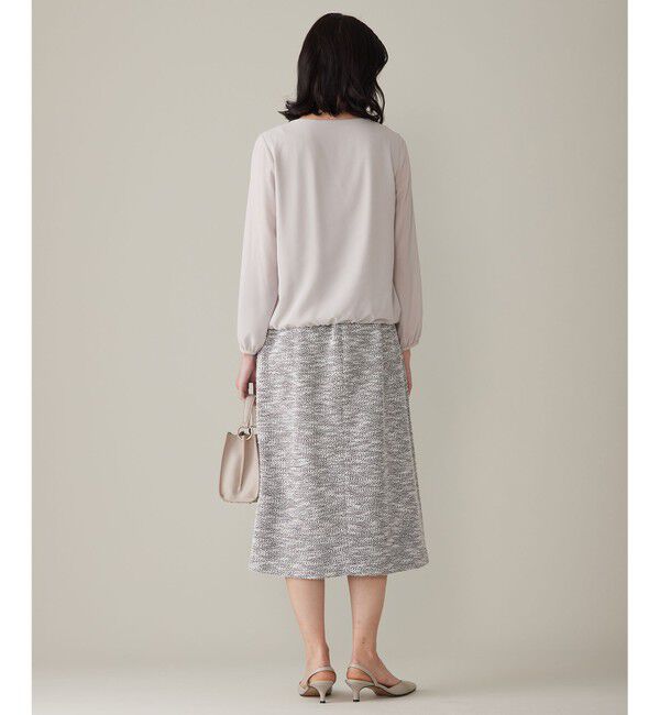 自由区「【洗える】ロイヤルシフォン ブラウス」|Tシャツ・カットソー|